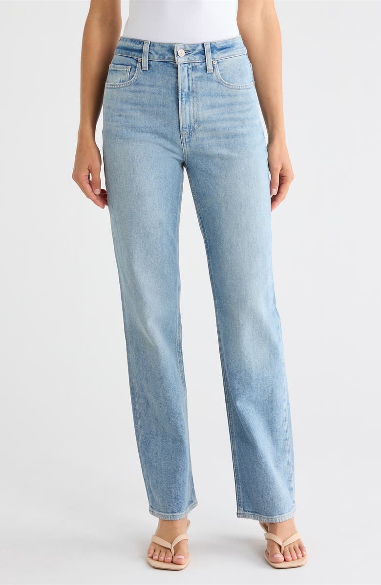 PAIGE Stevie Straight Leg Jeans, Main, color, Audubon