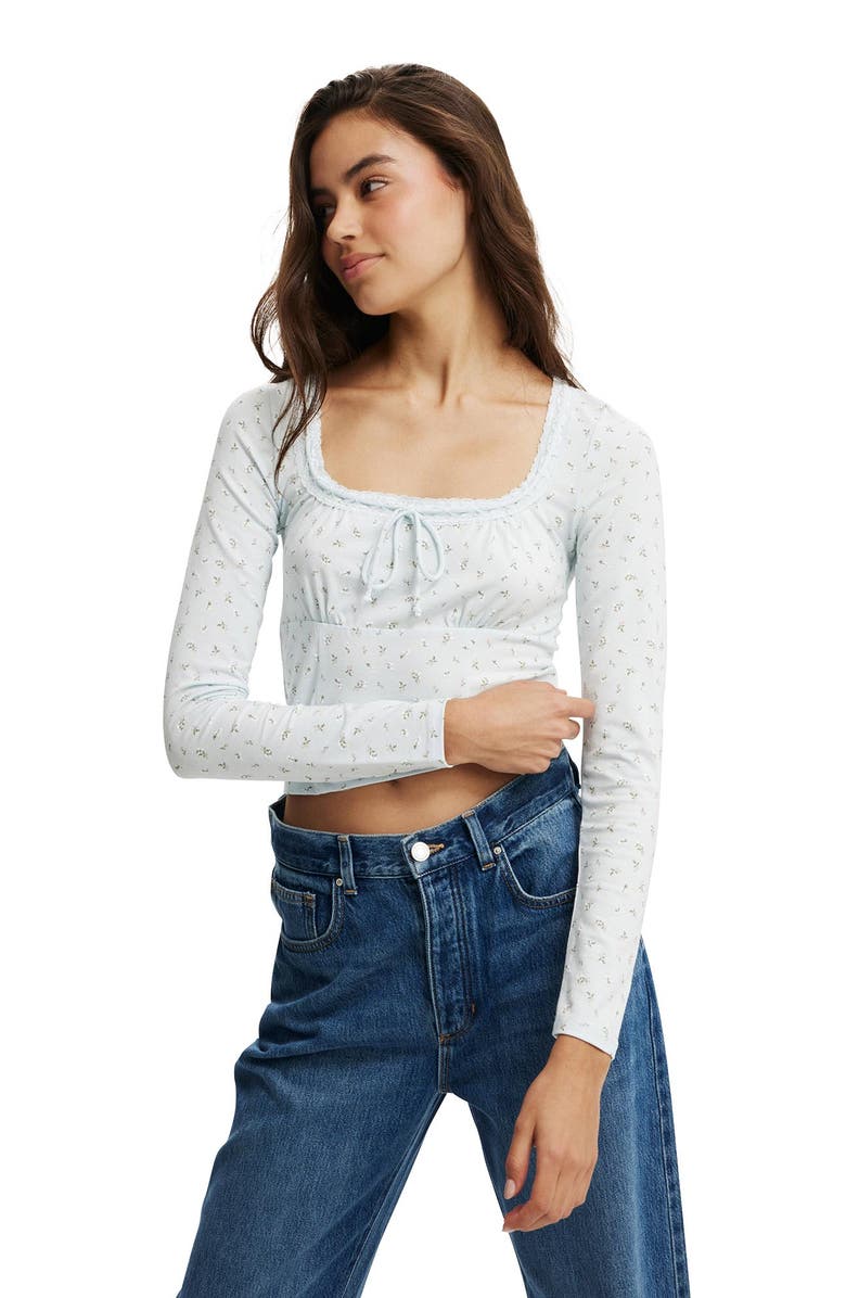 Cotton On Women's Annie Lace Tie Long Sleeve, Main, color, 