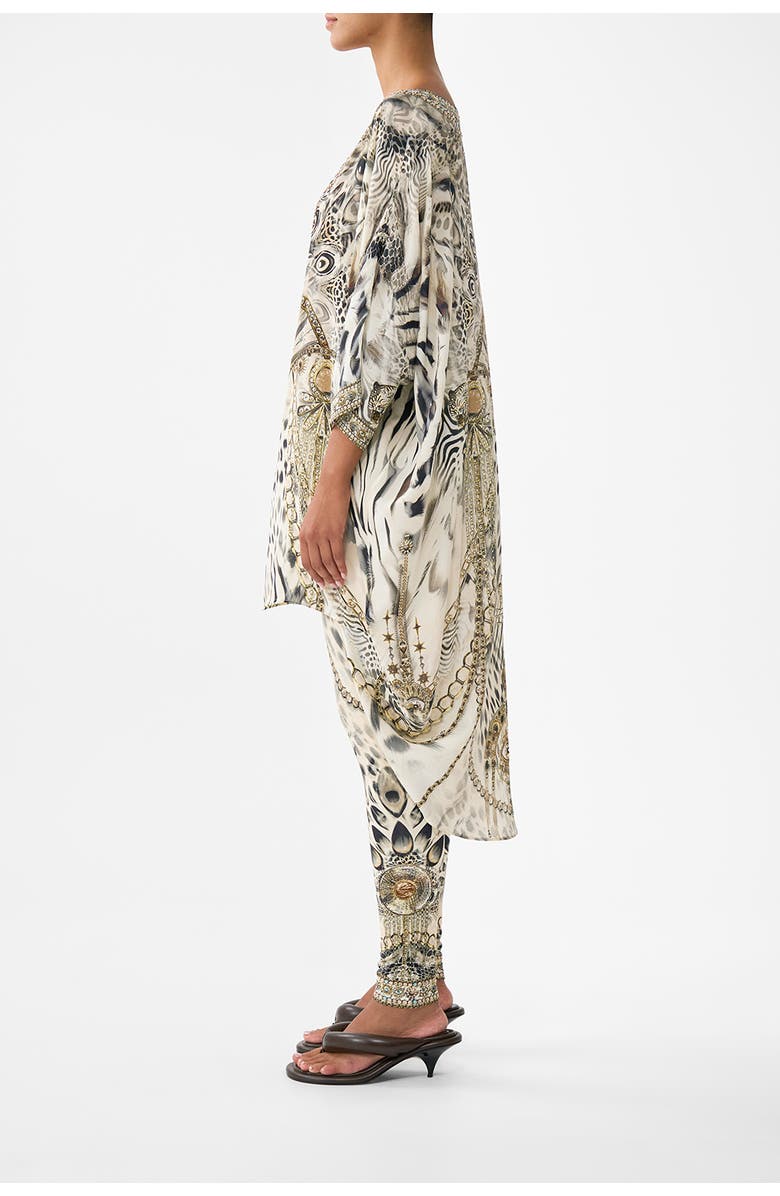 Camilla Scoop Back Hem Dress, Alternate, color, Lady Lionheart