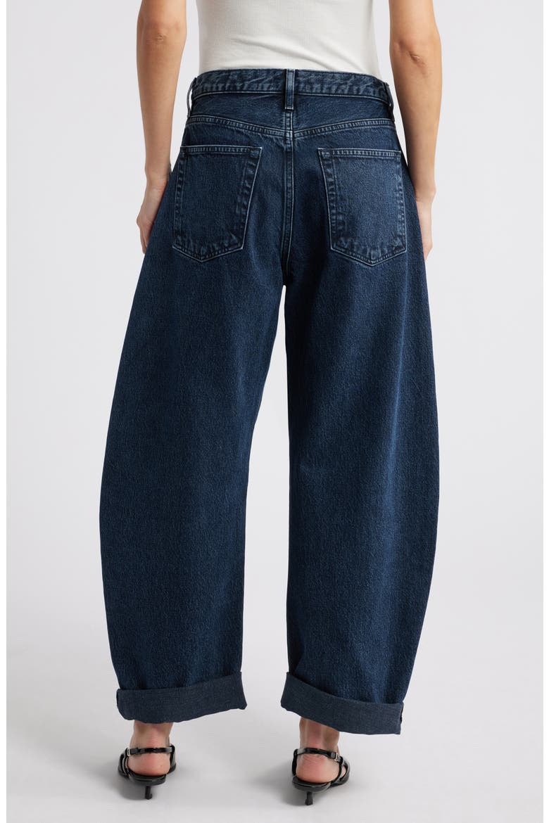Bubble Nonstretch Baggy Jeans, Alternate, color, DORADO