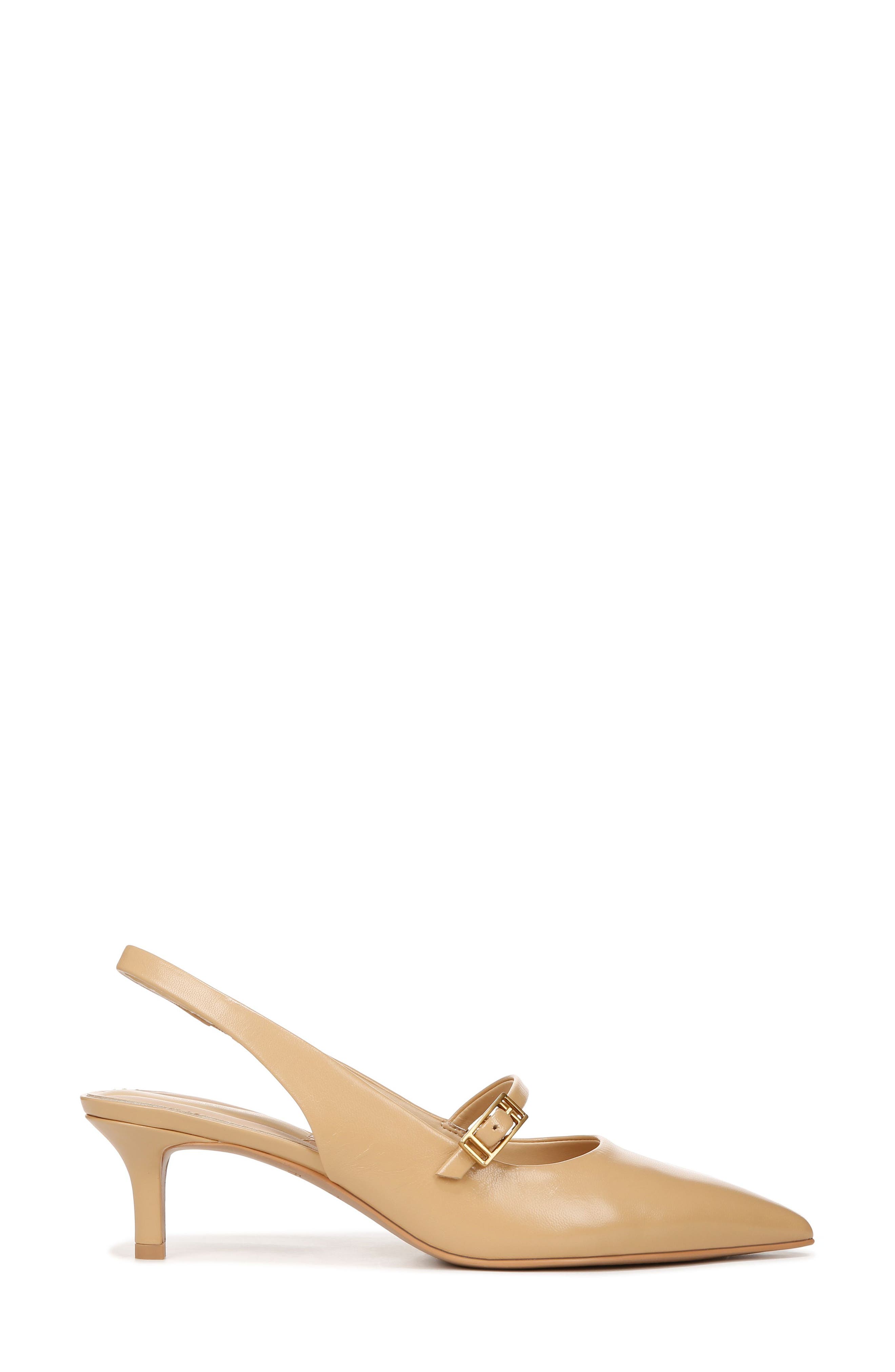 Khloe Pointed Toe Kitten Heel Pump, Alternate, color, TAN