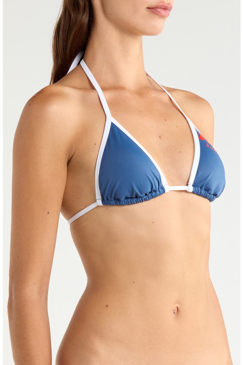 Surf Puff Triangle Bikini Top, Alternate, color, VINTAGE BLUE