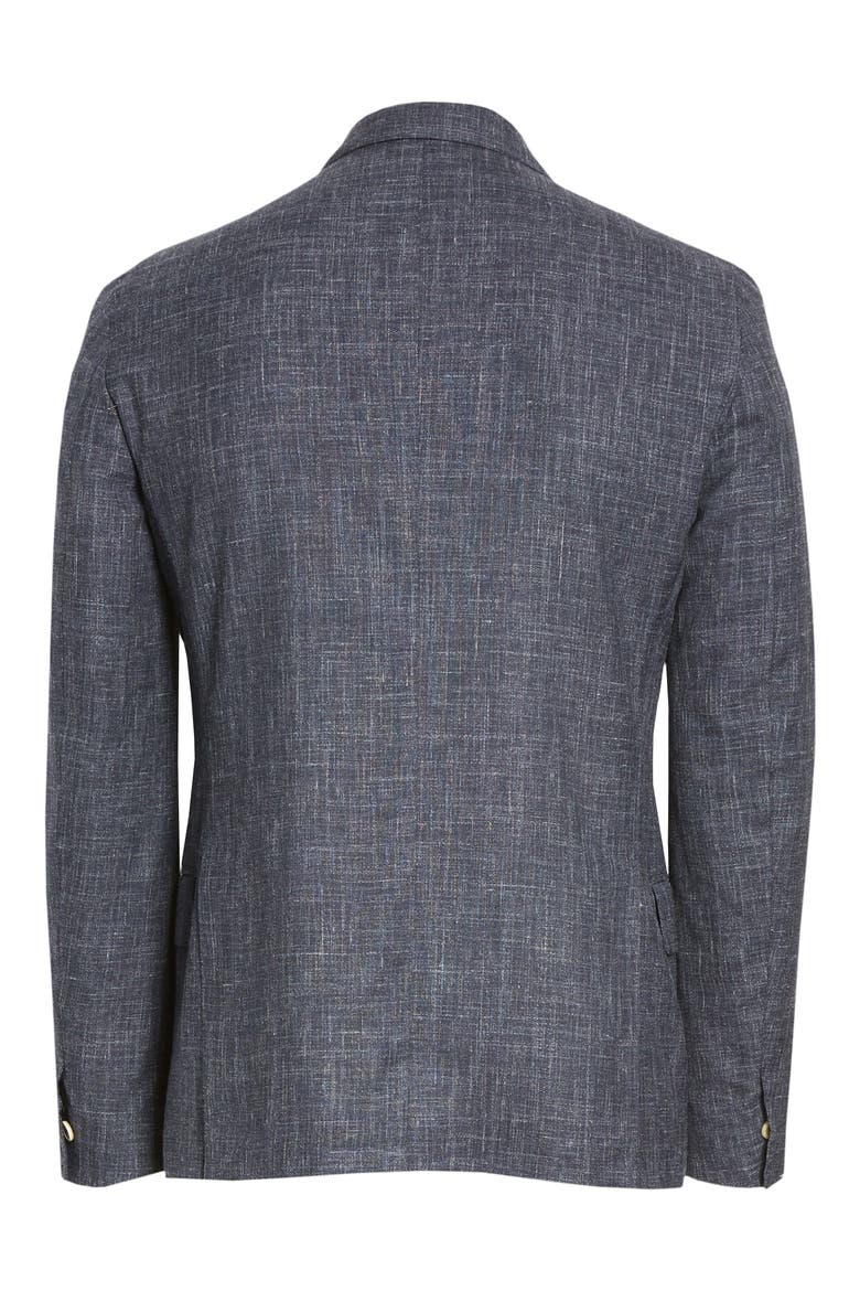 Summertime Mélange Sport Coat, Alternate, color, BLUE