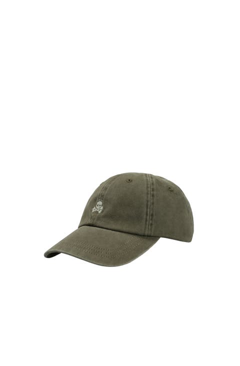 Embroidered Skull Cap