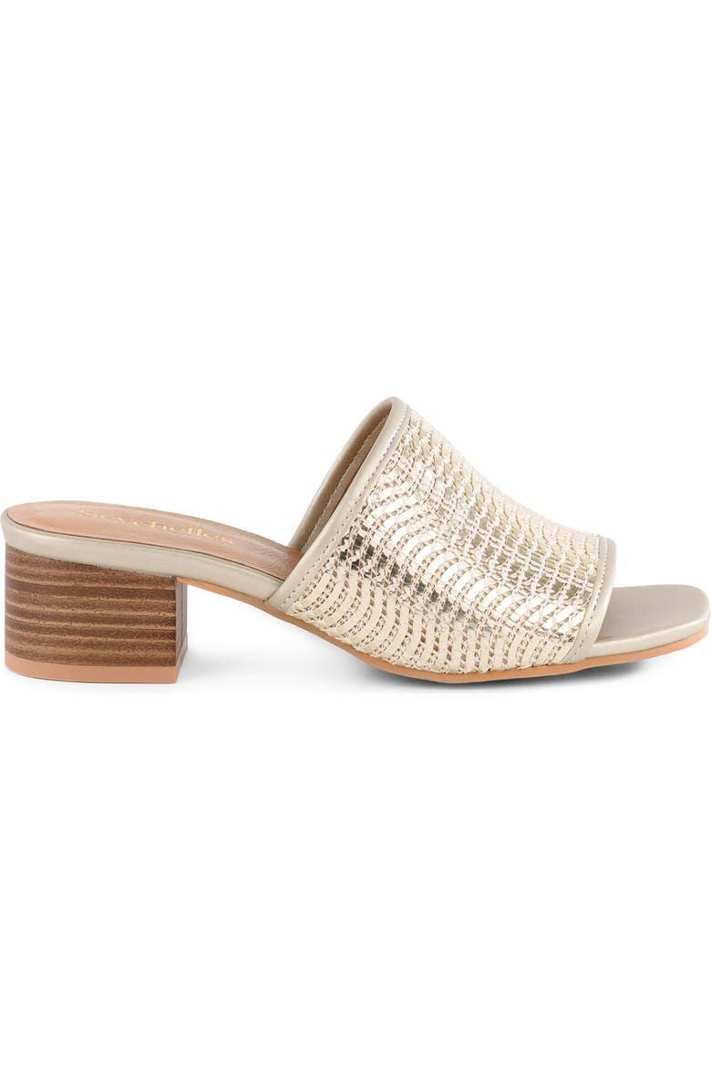 Seychelles Pepper Slide Sandal, Alternate, color, Light Gold