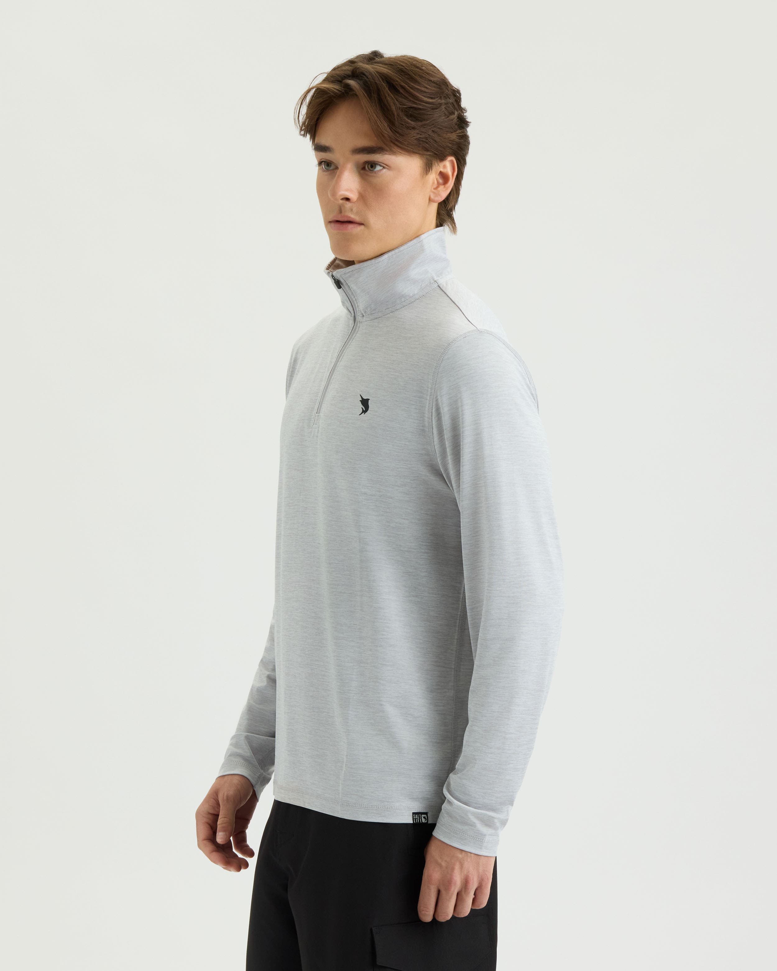 Salt Life Tight Line Performance Quarter Zip (Men) | Nordstrom