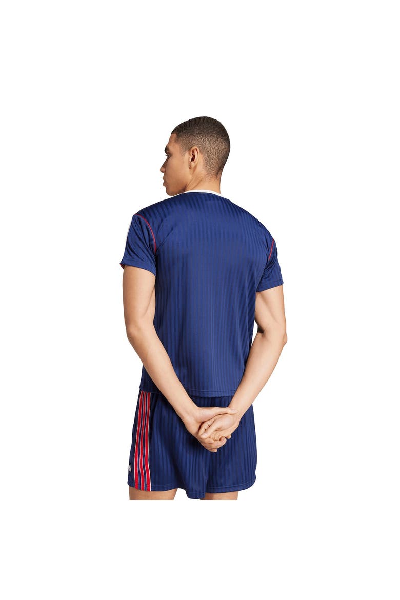 Men's adidas Originals  Navy Arsenal Terrace Icons Collection Fashion Jersey, Alternate, color, Navy