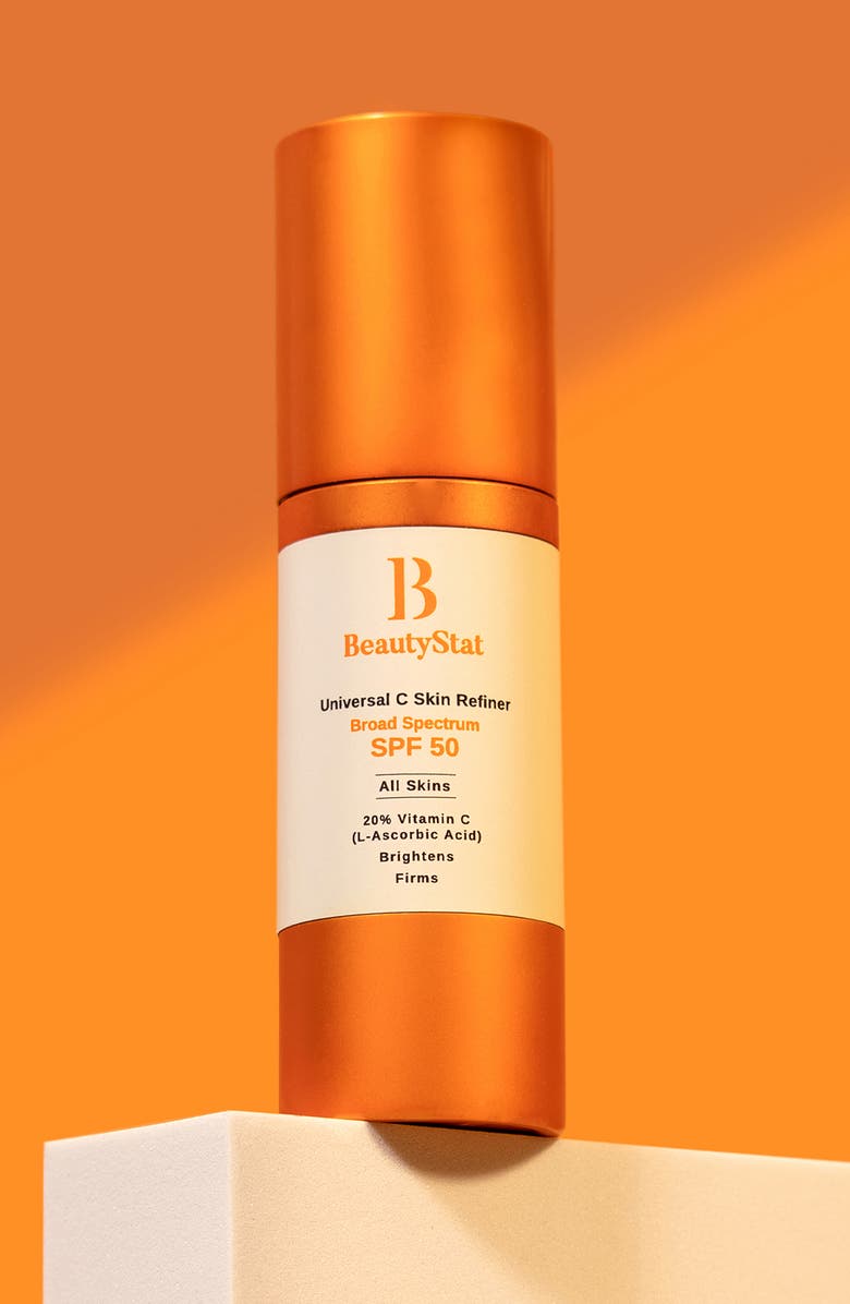 BeautyStat Universal C Skin Refiner Vitamin C Serum + SPF 50 Mineral Sunscreen, Alternate, color, 
