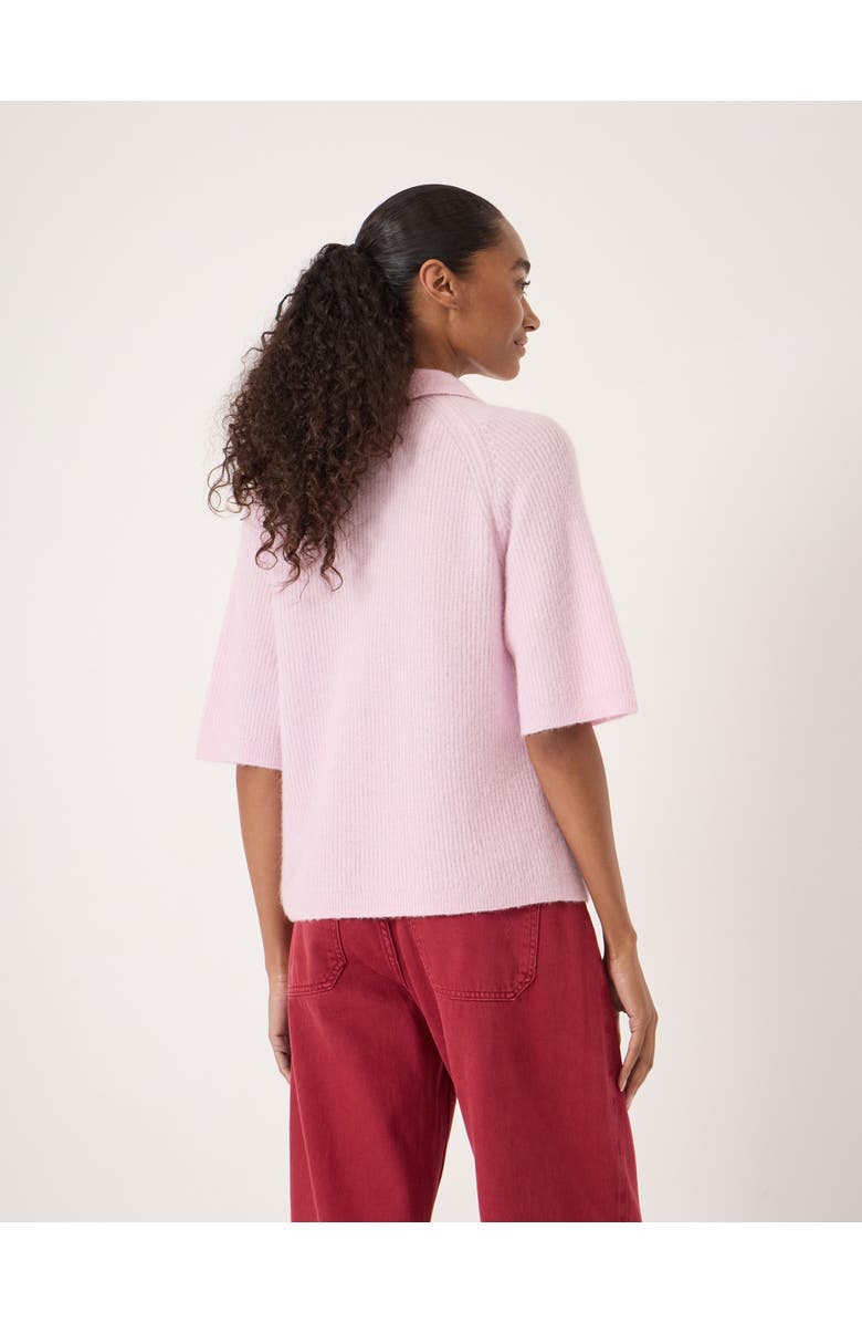 Hush Jinny Wool Blend Short Sleeve Cardigan, Alternate, color, Pale Pink