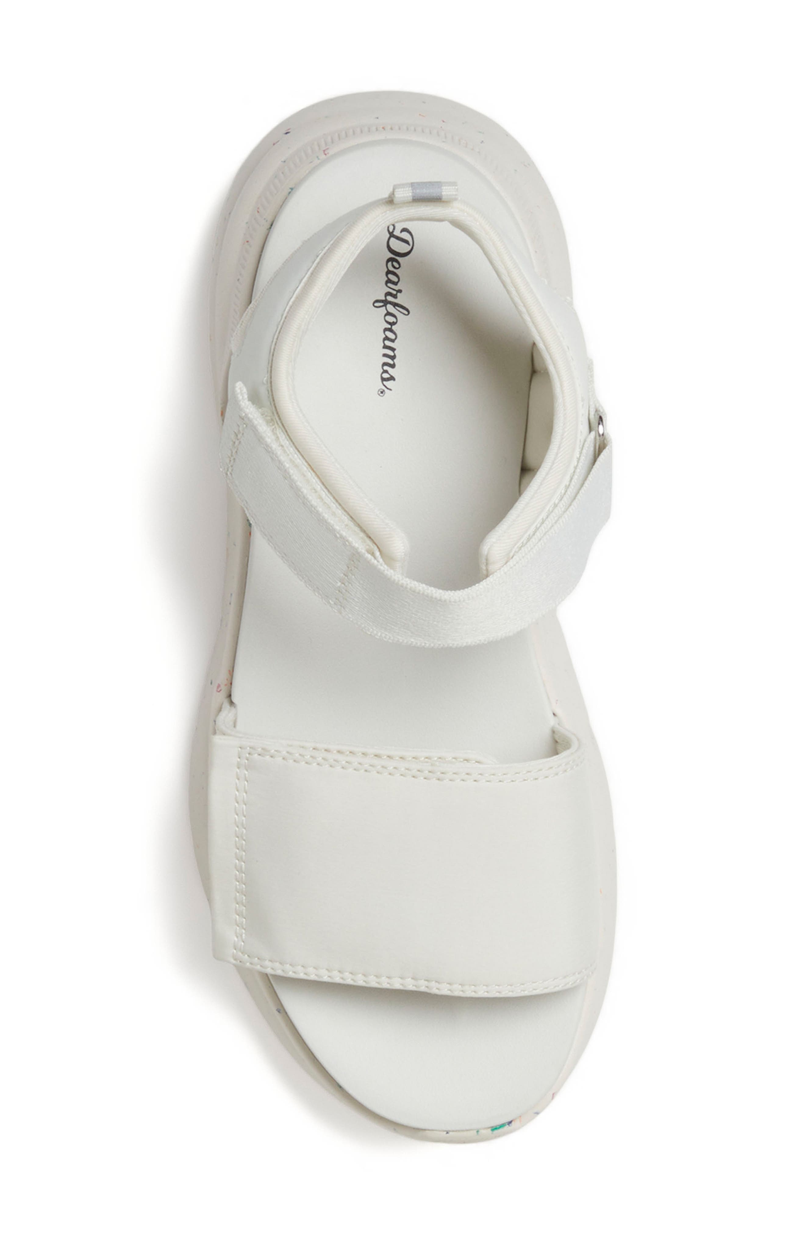 Odell Platform Sandal, Alternate, color, BONE