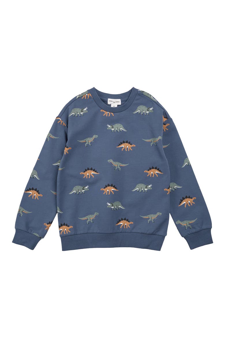 Kids' Stretch Organic Cotton Sweatshirt, Main, color, NAVY