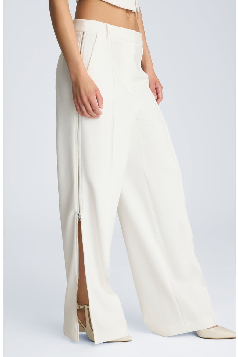High Waist Wide Leg Pants, Alternate, color, PURE WHITE