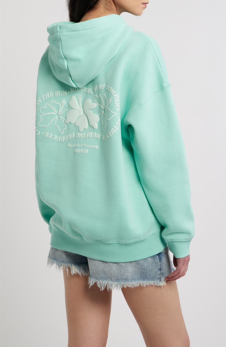 Rip Curl Topanga Canyon Hoodie, Alternate, color, Mid Green