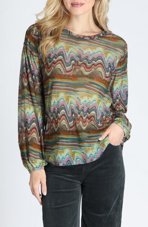 Boho Pleat Shoulder Top