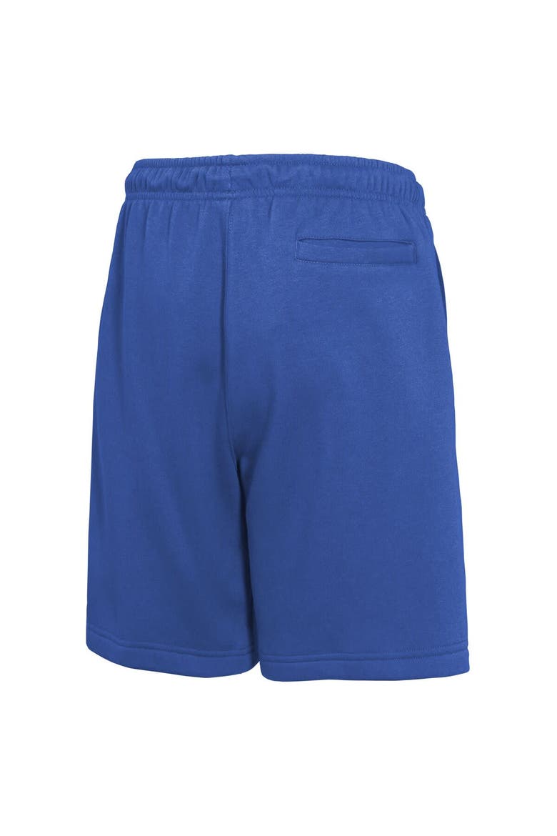 Youth Nike Blue Dallas Mavericks Courtside Club Fleece Shorts, Alternate, color, Blue