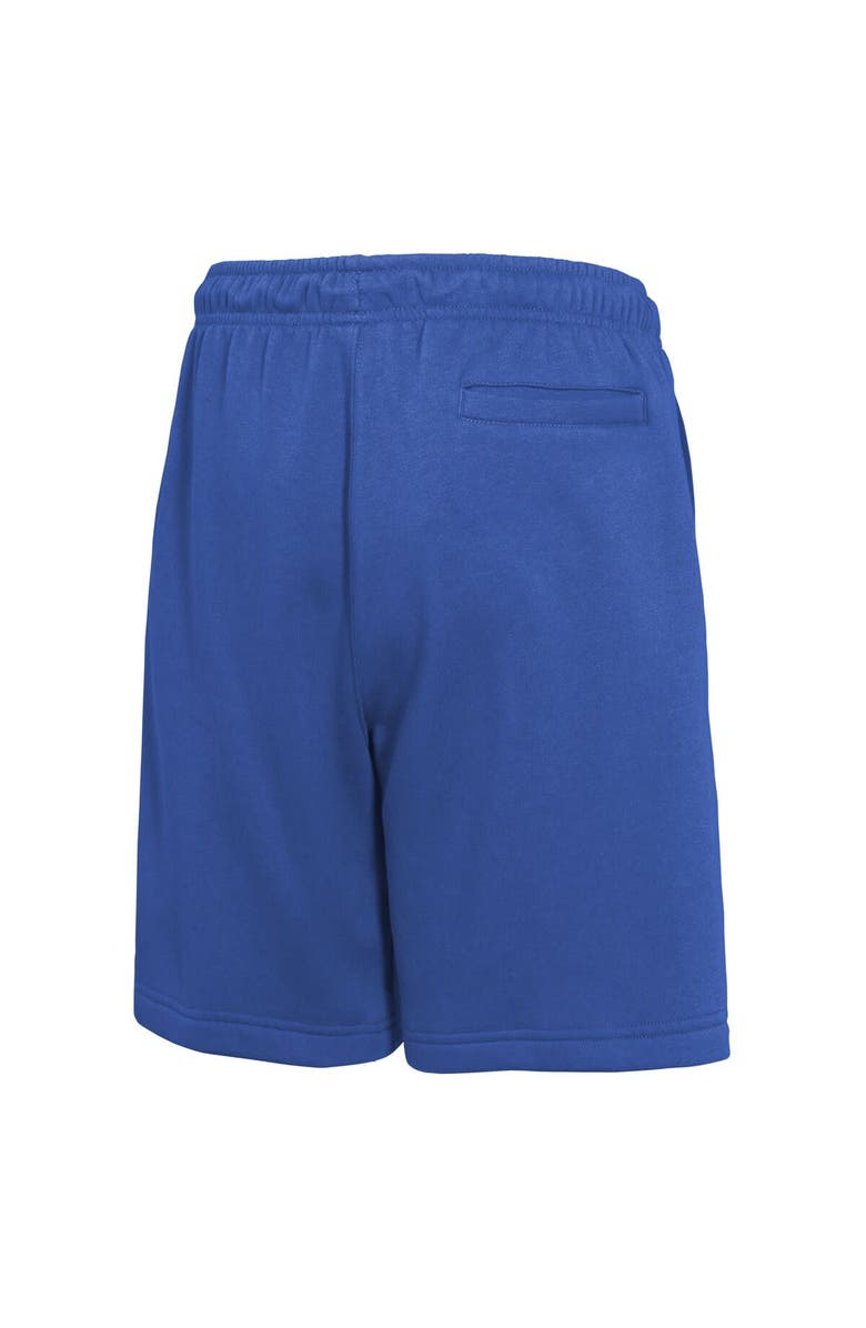 Nike Youth Nike Blue Dallas Mavericks Courtside Club Fleece Shorts, Alternate, color, Blue