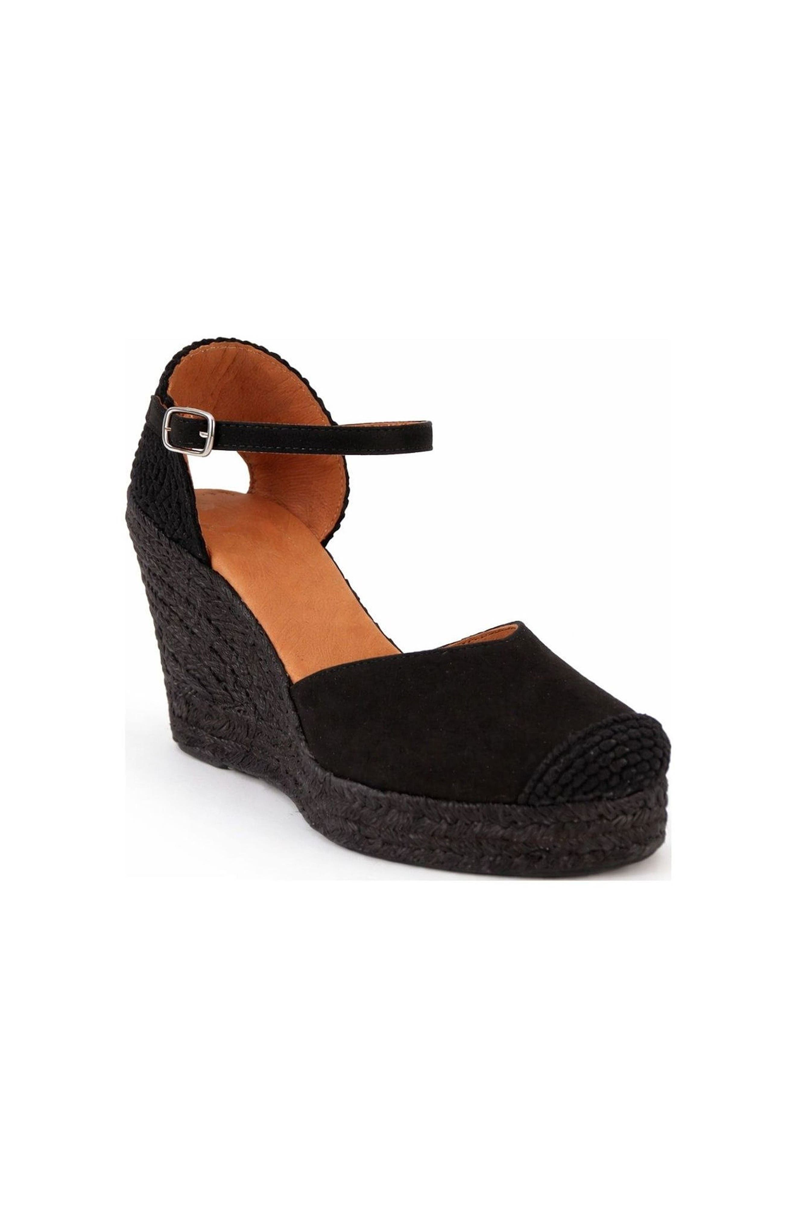 Jimena High Strap Espadrille Sandal, Main, color, Black