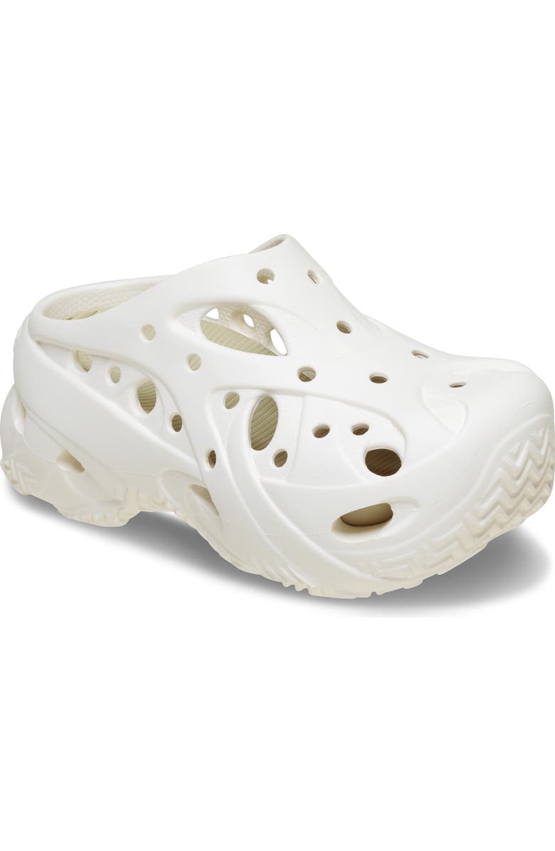 CROCS Caged Platform Clog, Main, color, Chalk