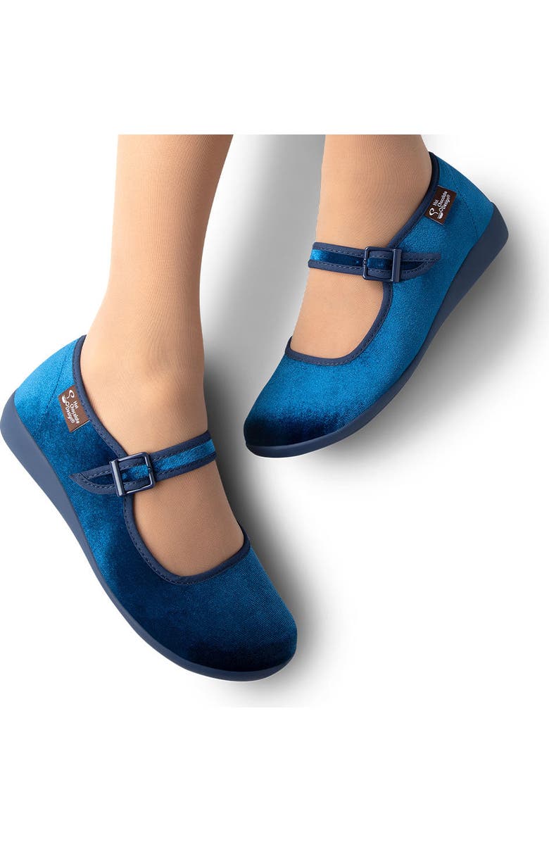 Hot Chocolate Design Curacao Women's Mary Jane Flats, Alternate, color, Curacao Blue