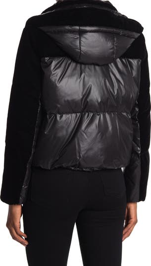 Andrew Marc Hooded Quilted Down Puffer Jacket | Nordstromrack