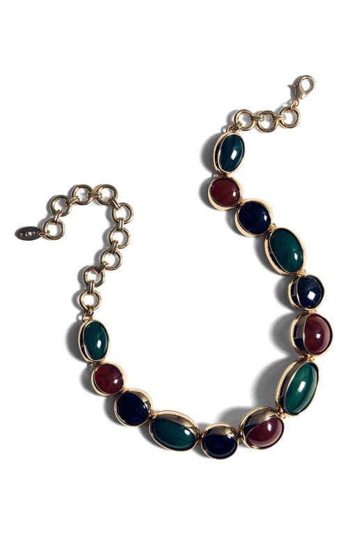 Mango Resin Bead Necklace In Multi