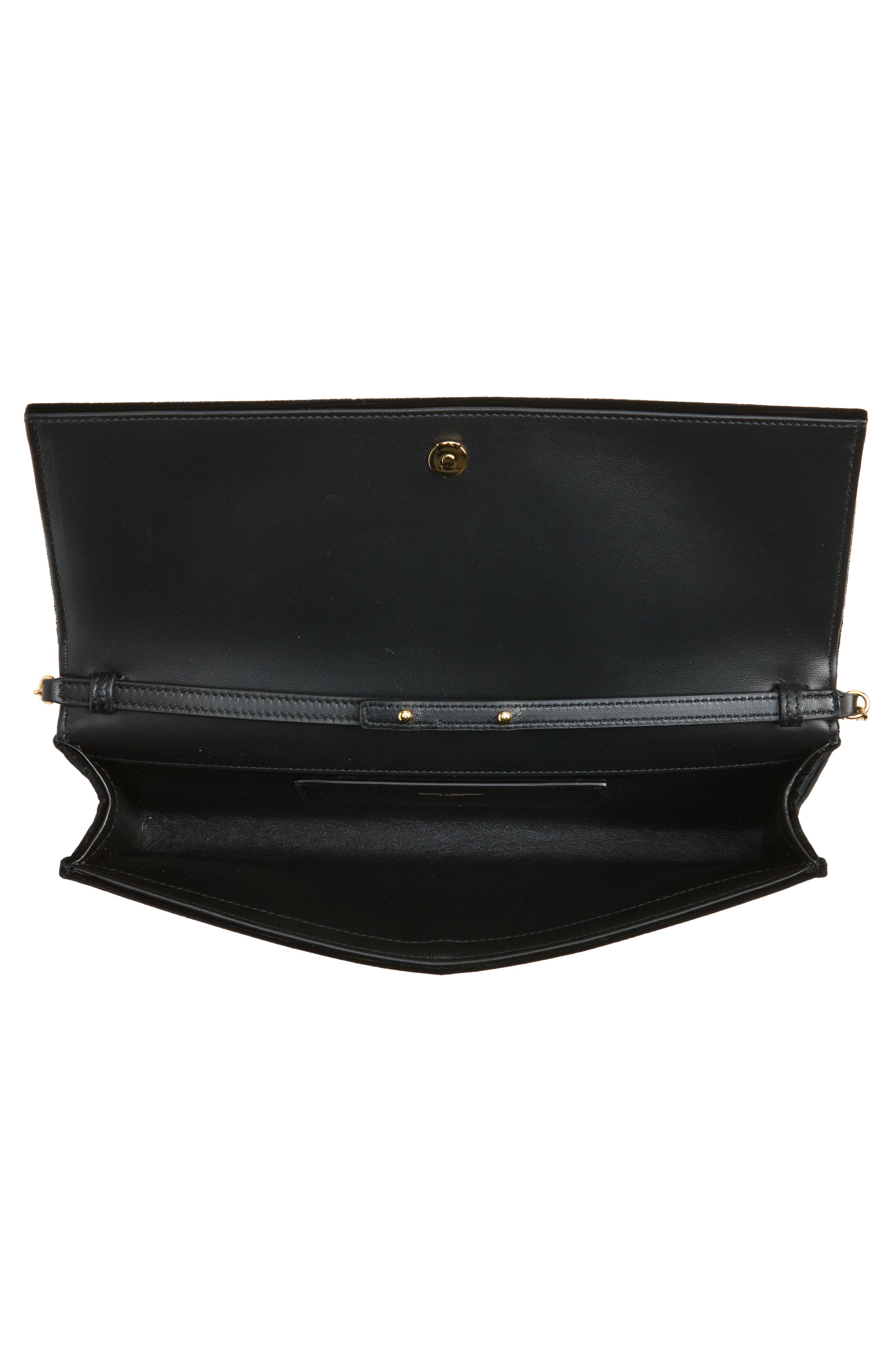 Kate Clutch on Chain, Alternate, color, BLACK