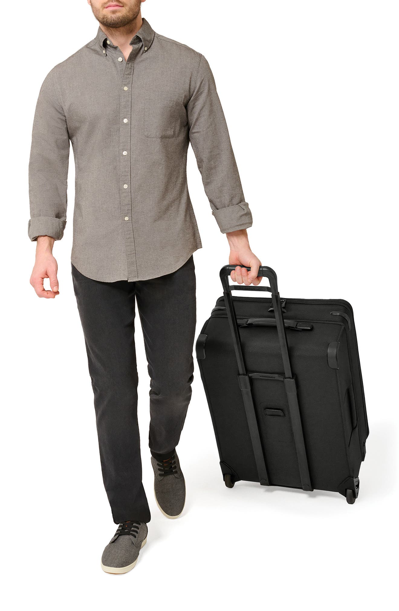 Briggs & Riley 26-Inch Baseline Medium Expandable Wheeled Upright Packing Case, Alternate, color, 