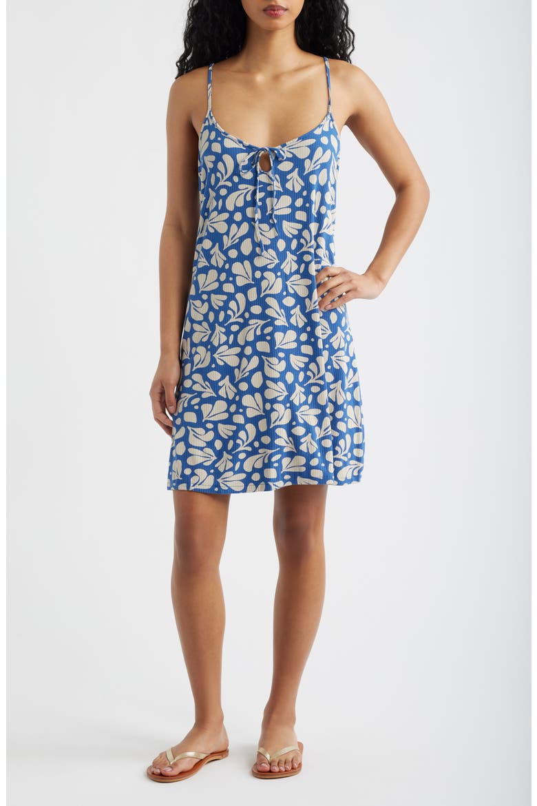 Surf Dreams Rib Minidress, Main, color, BLUE