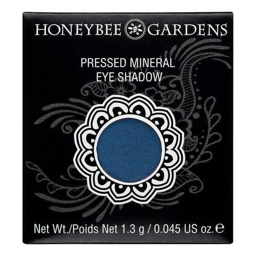 Honeybee Gardens Pressed Powder Eye Shadow Single In Matte Deep Ocean Blue