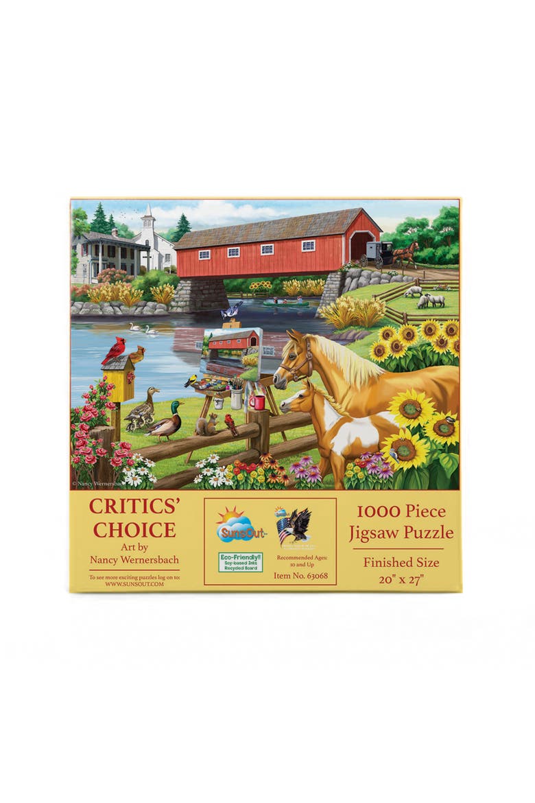 Critics' Choice 1000 piece Jigsaw Puzzle for Adults, Alternate, color, Multicolor