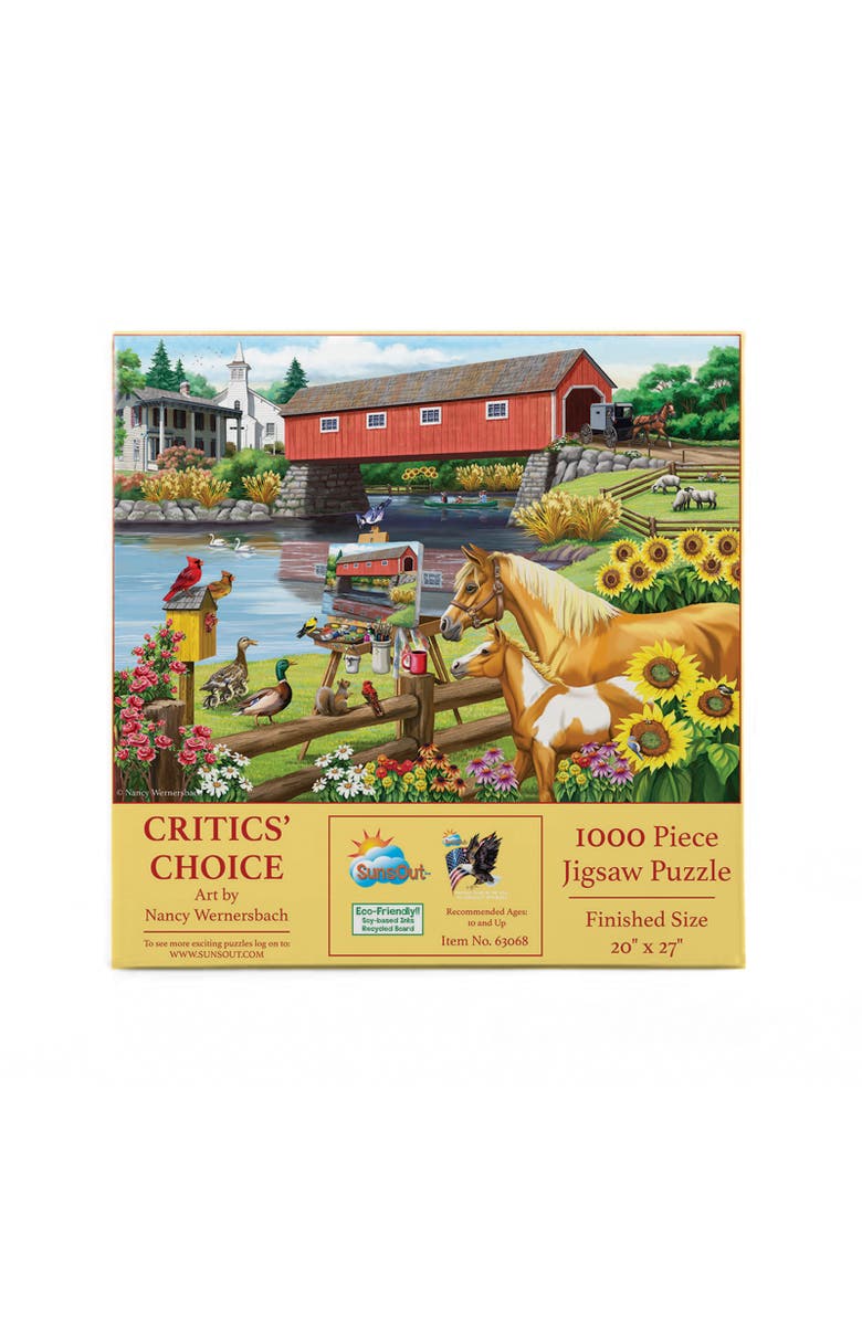 Sunsout Critics' Choice 1000 piece Jigsaw Puzzle for Adults, Alternate, color, Multicolor