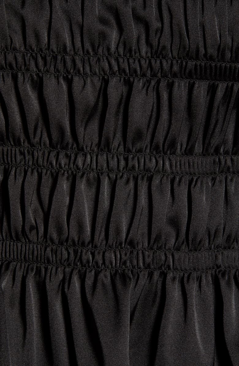 Kirious Smocked Satin Camisole, Alternate, color, 