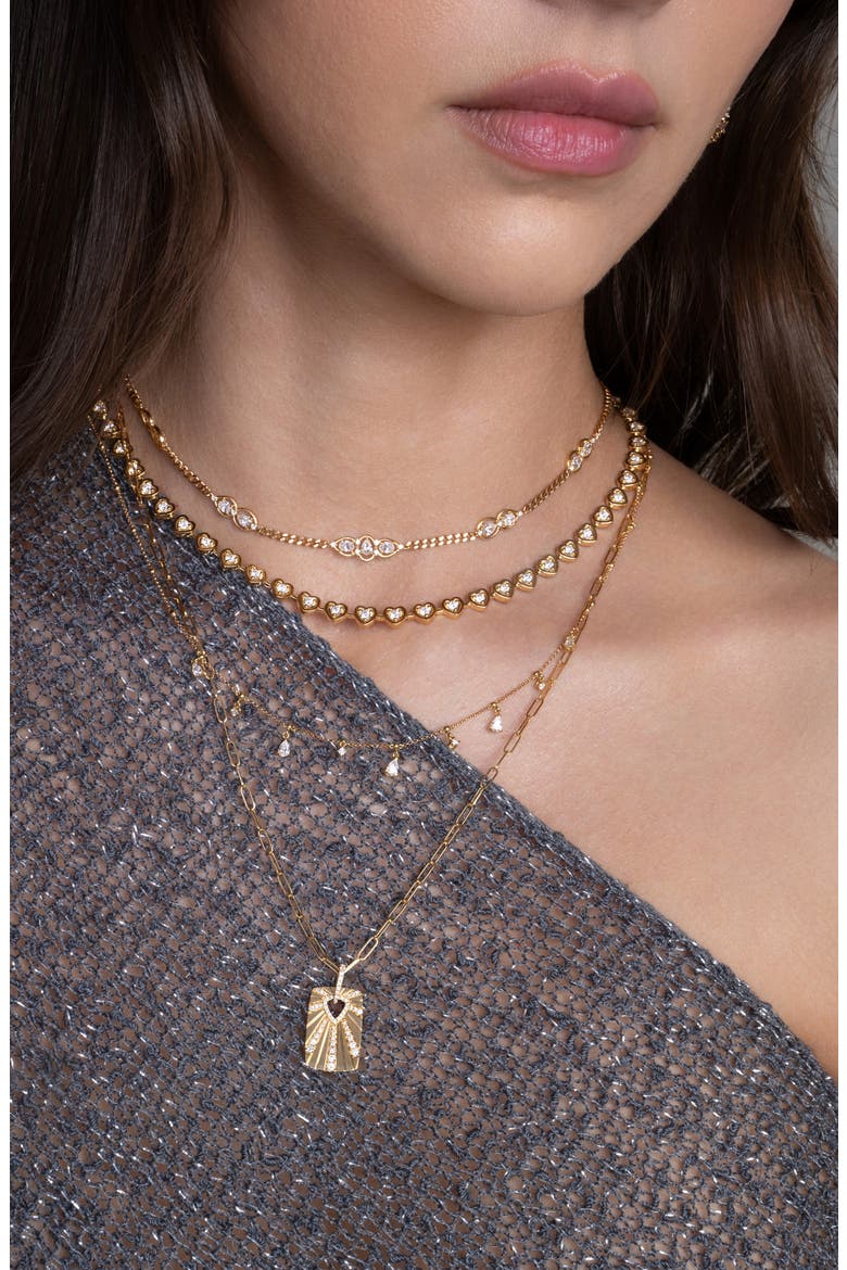 Maya Station Necklace, Alternate, color, 18K YELLOW GOLD