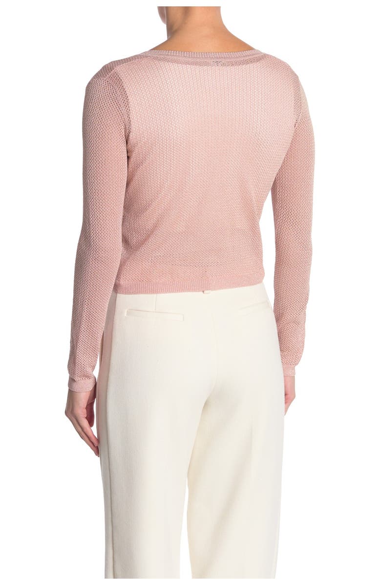 M Missoni Mesh Knit Cardigan, Alternate, color, 