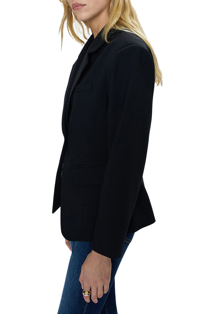 Pistola Stassi Cinched Waist Blazer, Alternate, color, Black