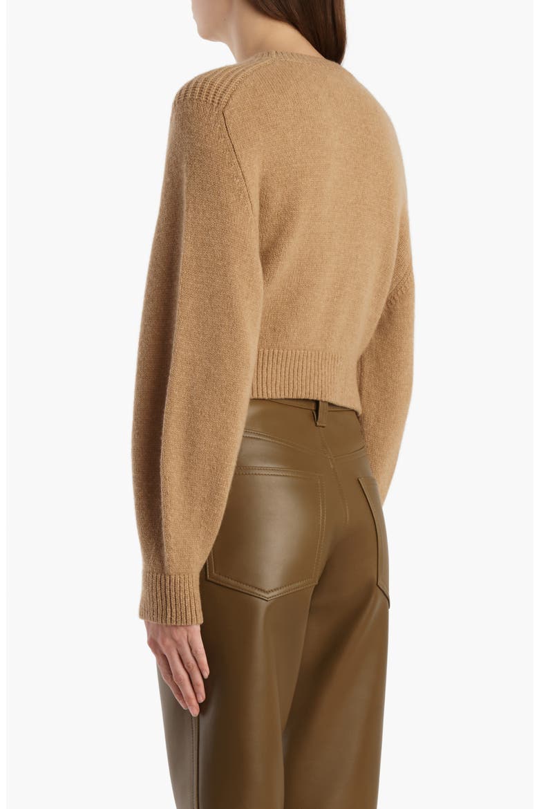 Masie Stretch Wool & Cashmere Sweater, Alternate, color, CAMEL