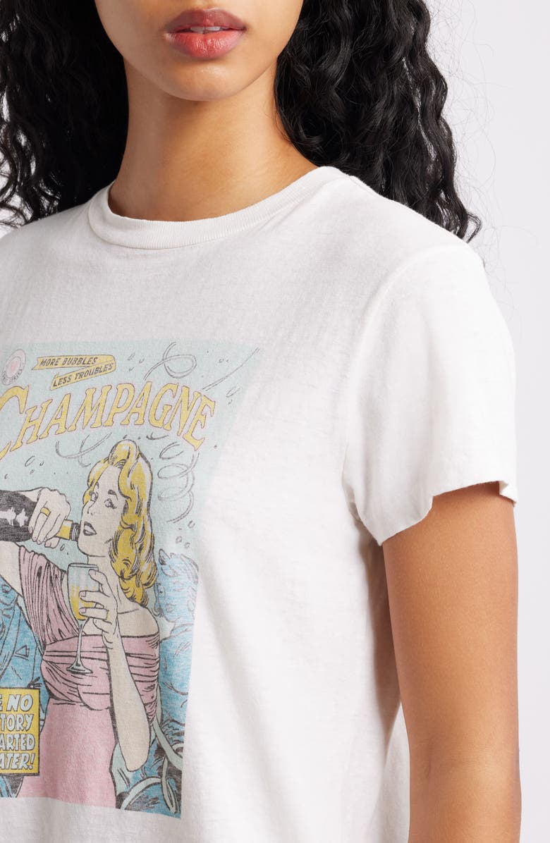 Re/Done Bubbles Graphic T-Shirt, Alternate, color, Vintagewhite