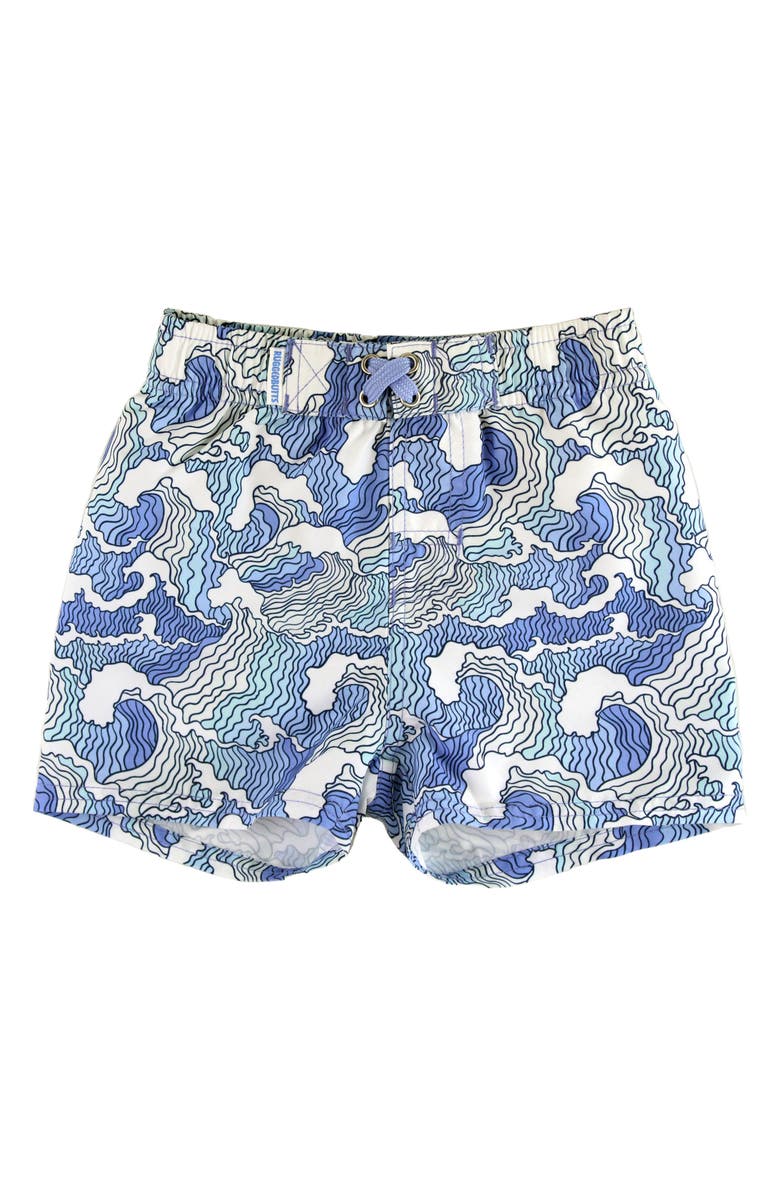 RuggedButts Kids' Swim Trunks, Main, color, Blue