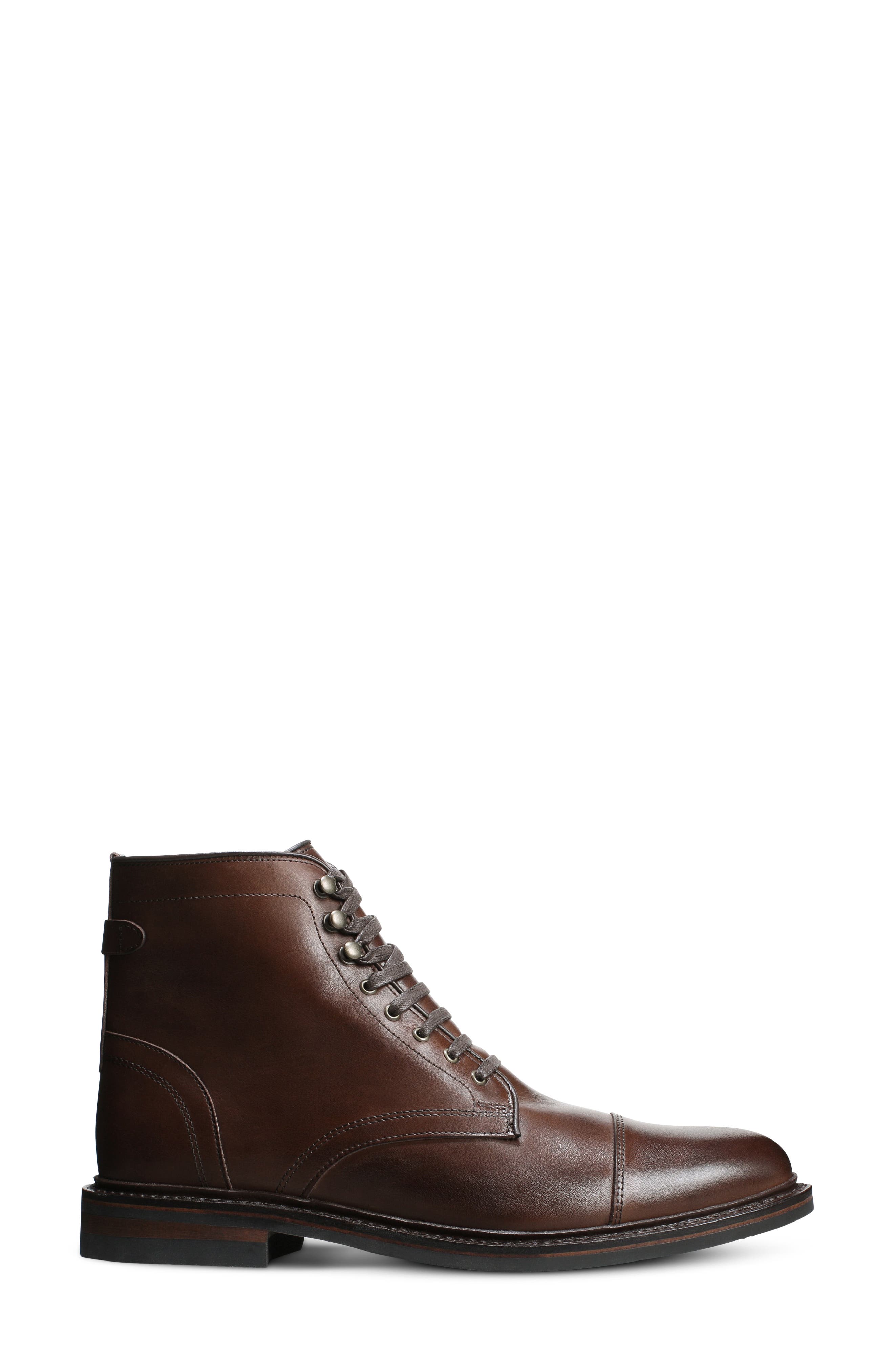 Allen Edmonds Landon Lace-Up Cap Toe Boot, Alternate, color, 