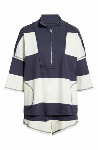 FP Movement Retro Rugby Half Zip Top & Shorts Set