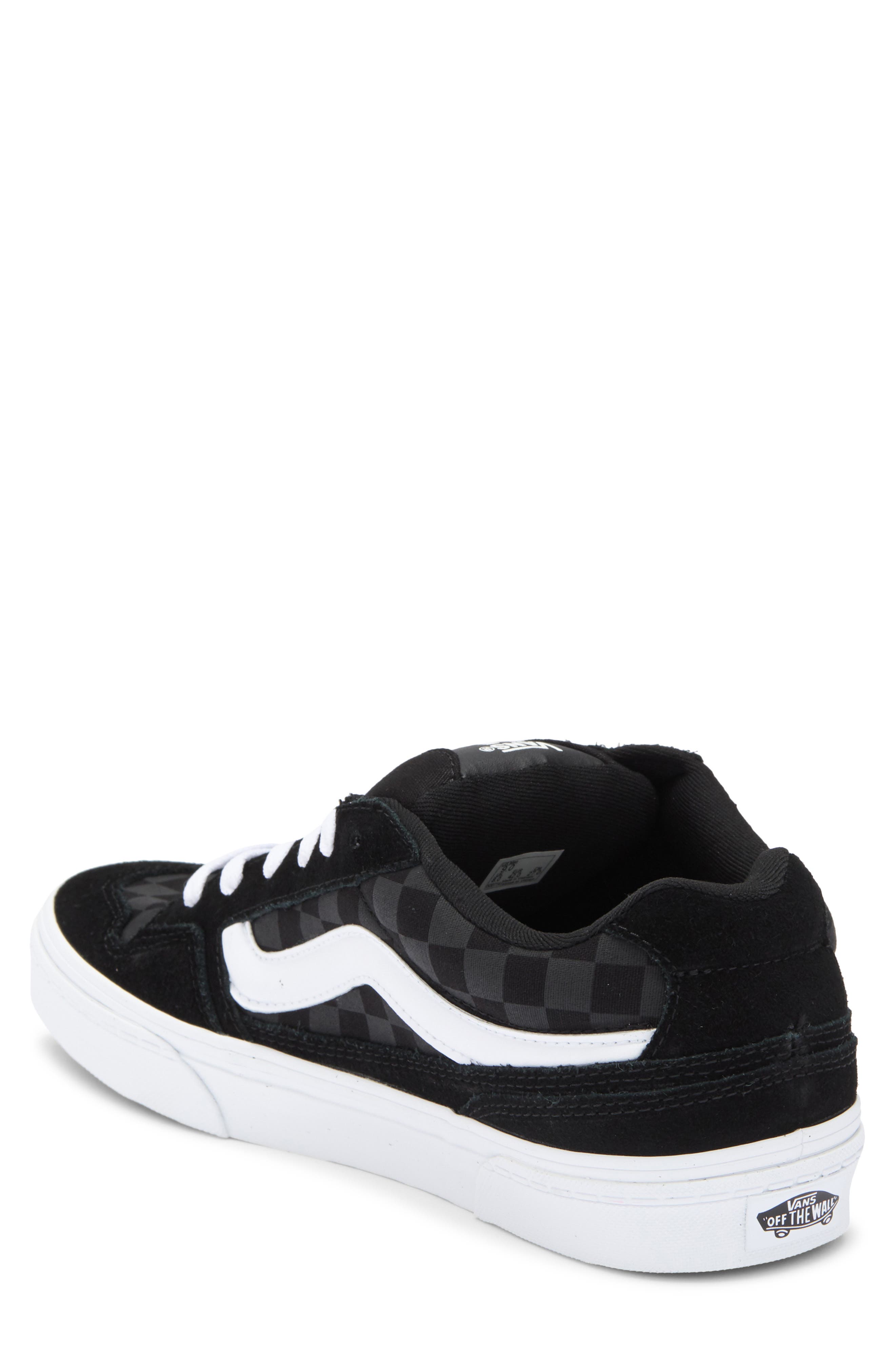 Vans Caldrone Sneaker, Alternate, color, Tonal Check Black