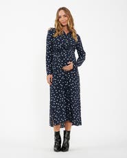 Ripe Maternity Spot Shirt Dress