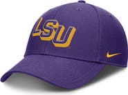 Nike Men's Nike Purple LSU Tigers Slanted Primetime Rise Performance Adjustable Hat