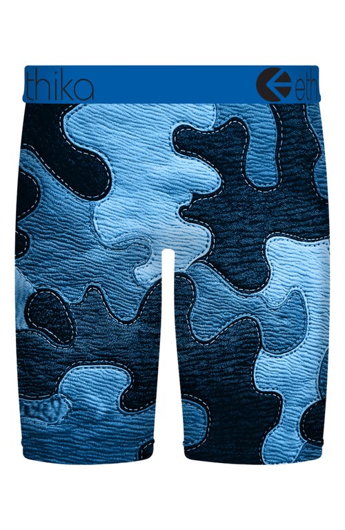 Ethika Kids' Bmr Denim Blues Boxer Briefs In Blue