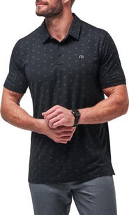 TravisMathew Beach Pit Medallion Print Polo