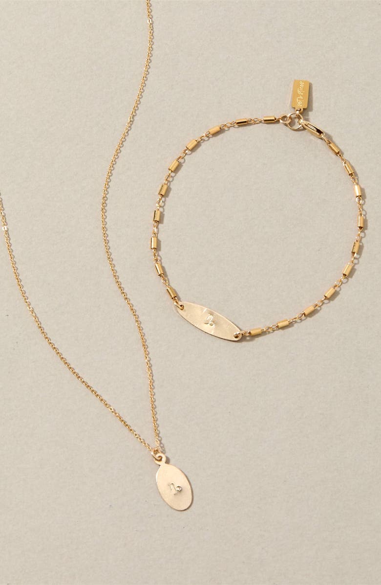 Set & Stones Zodiac Sign ID Bracelet, Alternate, color, Aquarius