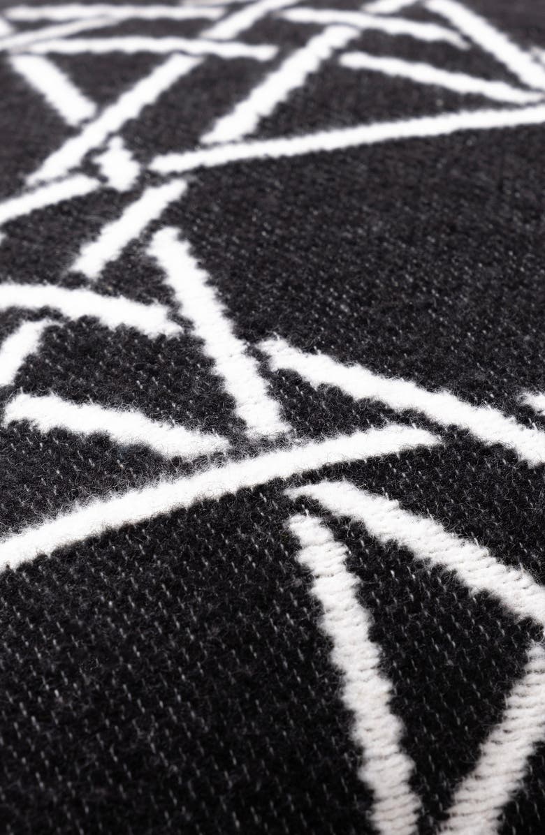 Brooks Brothers Lattice Work Decorative Throw Pillow, Alternate, color, Black