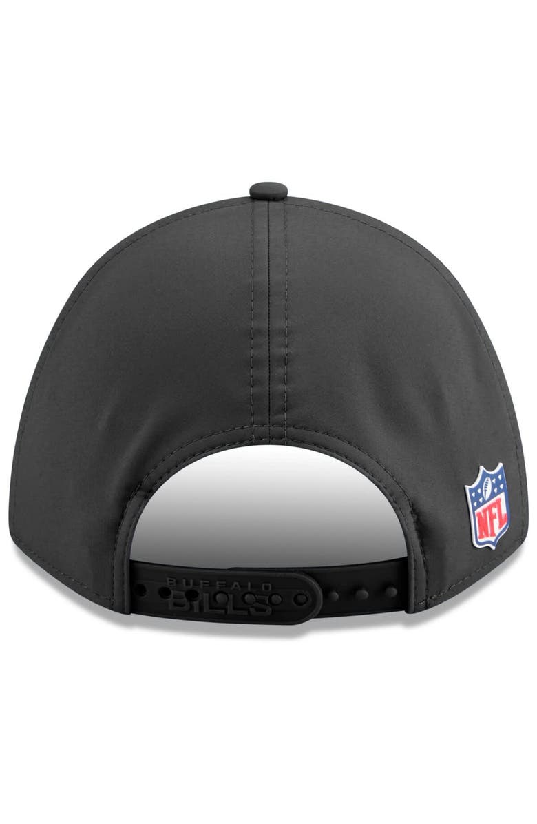 New Era Men's New Era Charcoal Buffalo Bills 2025 Sideline Cold Weather 9FORTY M-Crown Adjustable Hat, Alternate, color, Charcoal