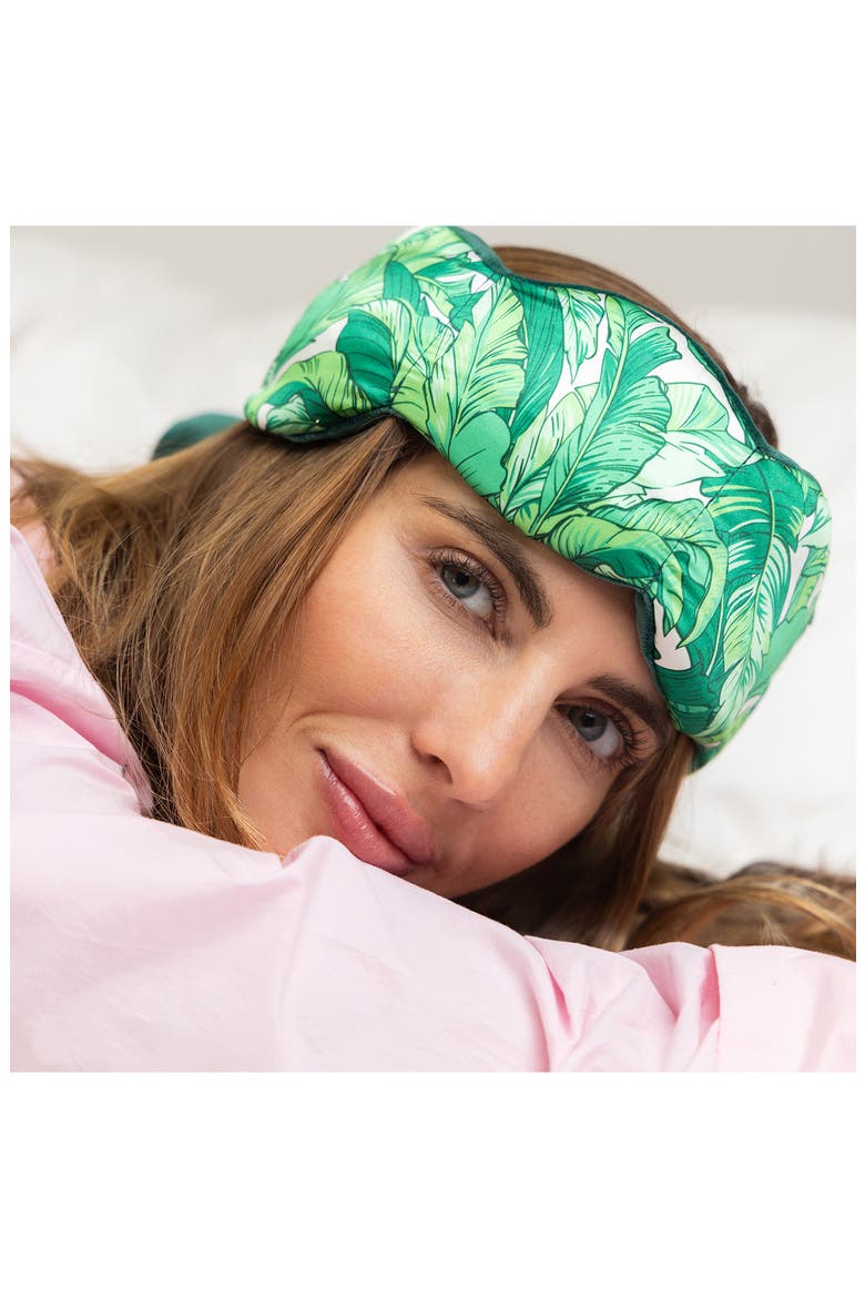 Weighted Sleep Mask, Alternate, color, RESORT PALM