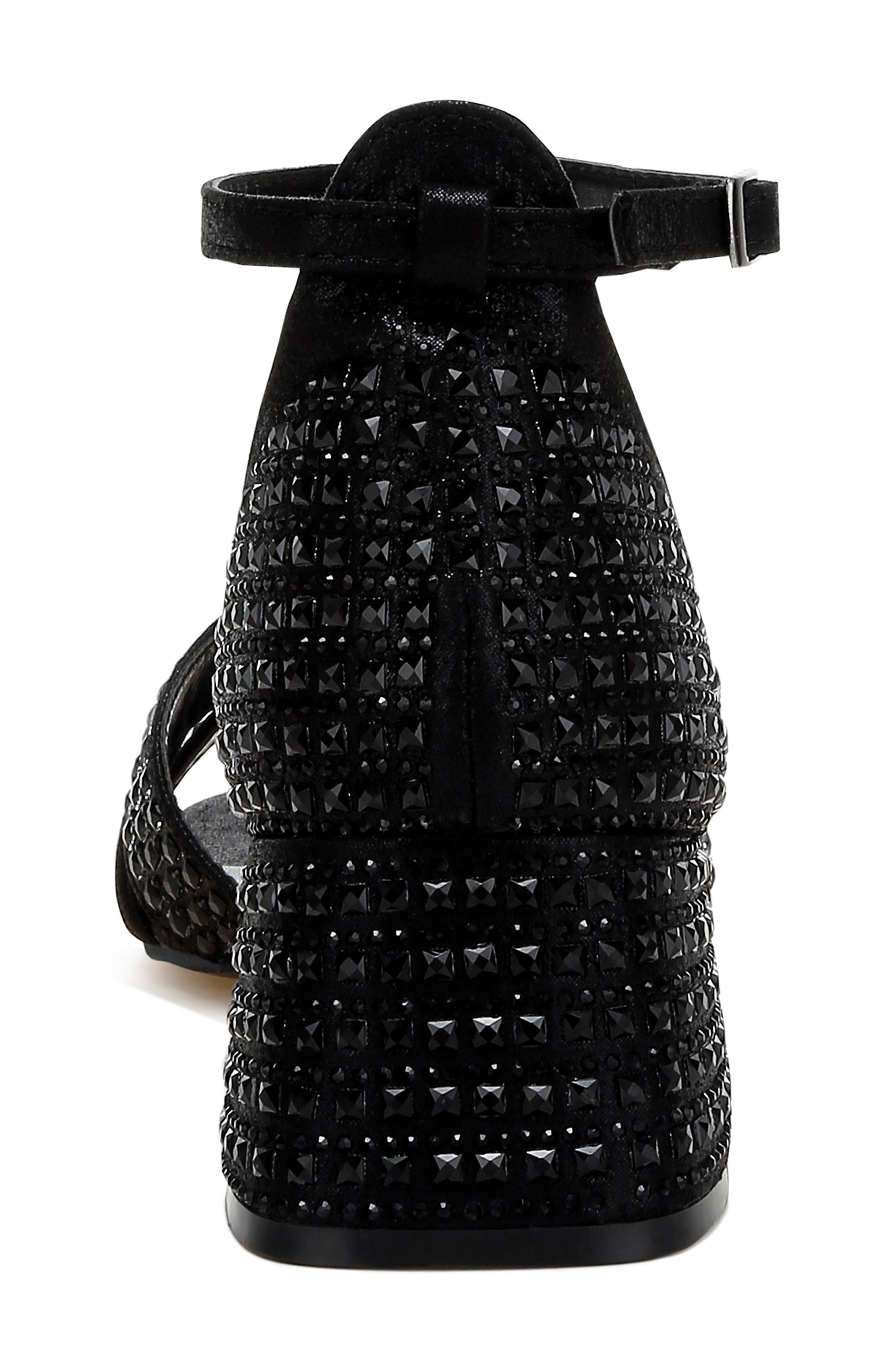 LONDON RAG Babylon Embellished Block Heel Sandal, Alternate, color, 